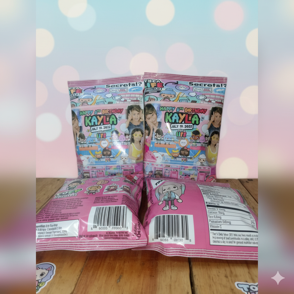 Custom-Made Chip Bags (10pcs)