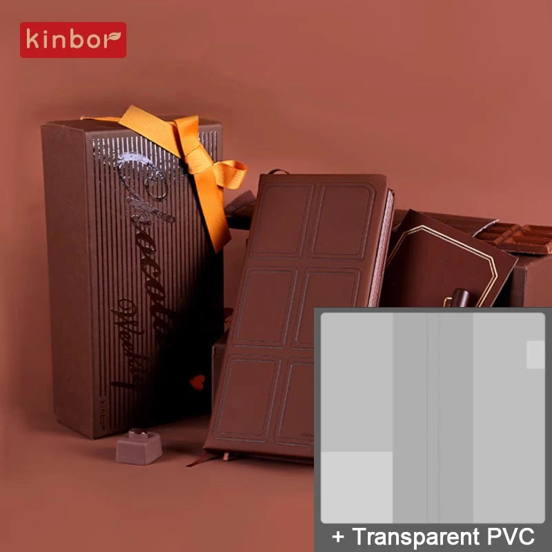 Kinbor Weekly Planner Chocolate Journal Set with Pen