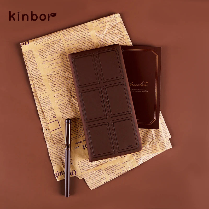Kinbor Weekly Planner Chocolate Journal Set with Pen