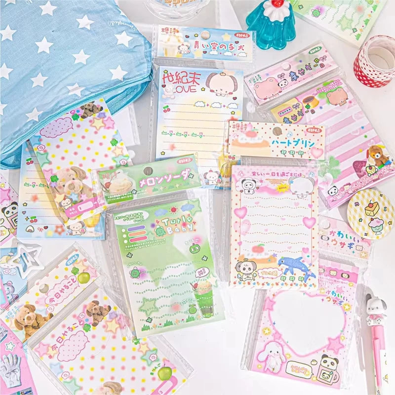 50 Sheets Cute Japanese Vintage Memo Pads