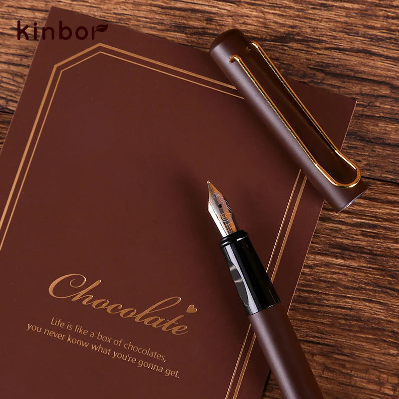 Kinbor Weekly Planner Chocolate Journal Set with Pen
