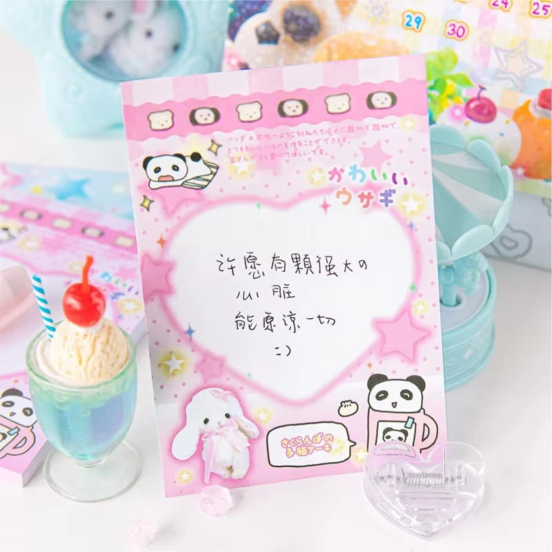 50 Sheets Cute Japanese Vintage Memo Pads