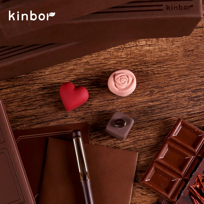 Kinbor Weekly Planner Chocolate Journal Set with Pen
